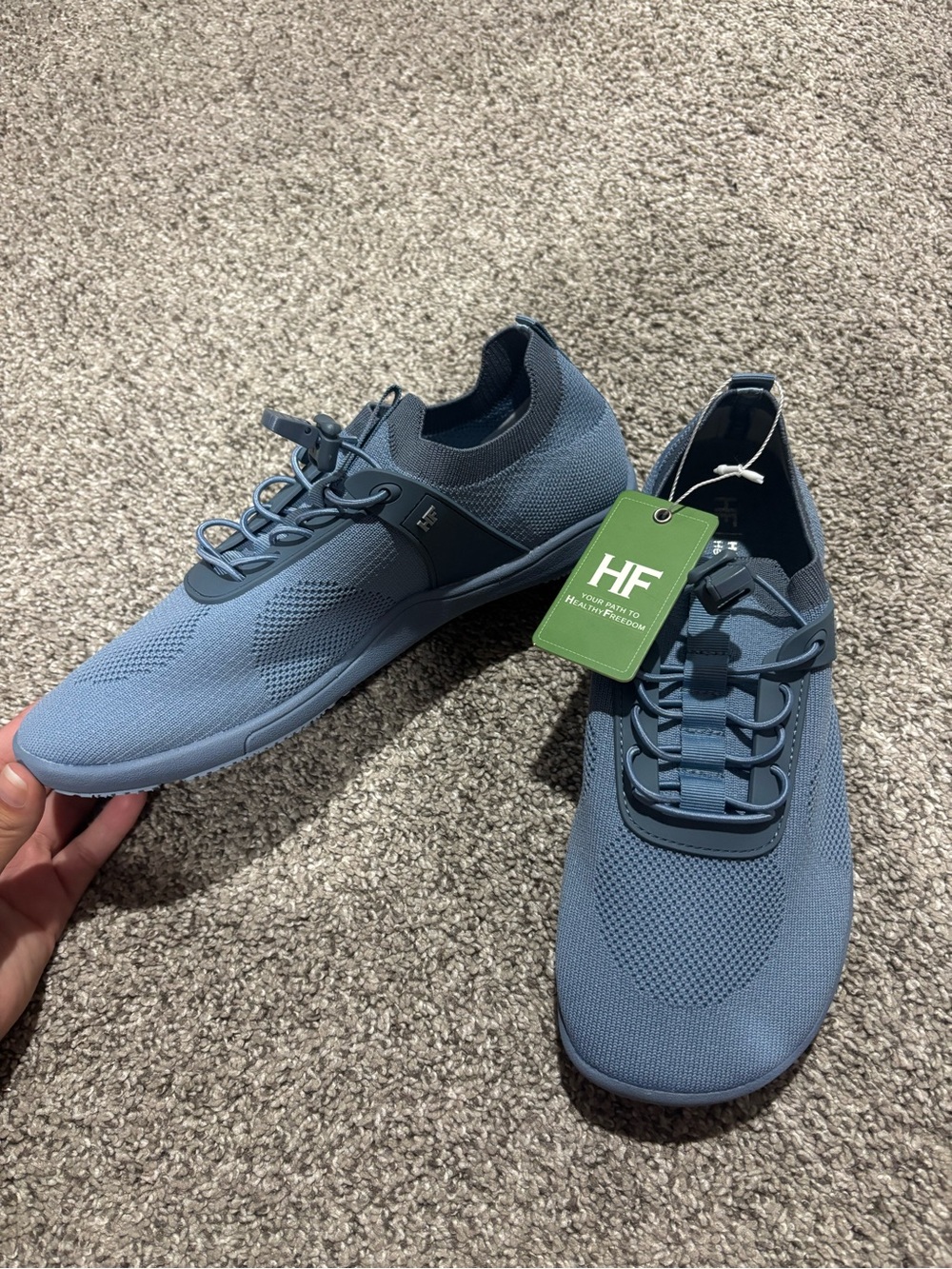 Hike Footwear women’s Lightweight Knit Sneaker - Blue